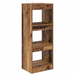 vidaXL Kirjahylly 3 tasoa 40 x 30 x 103 cm Tekninen puu Vanha puu