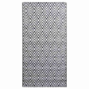 vidaXL Ulkomatto ARAKIL mustavalkoinen 160x230 cm PP