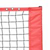 vidaXL Tennisverkko Musta ja punainen 595 x 90,5 x 87 cm Polyesteri