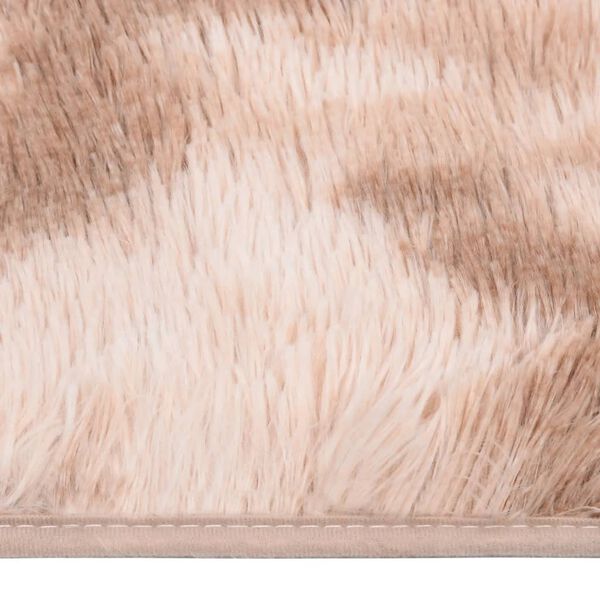 vidaXL Shaggy-matto kerma 170x120 cm