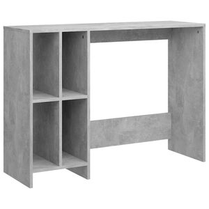 vidaXL Ty&ouml;p&ouml;yt&auml; betoninharmaa 102,5x35x75 cm tekninen puu