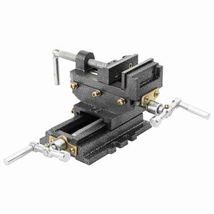 vidaXL Manuaalisesti k&auml;ytett&auml;v&auml; sivuliukuva poraruuvipenkki 70 mm