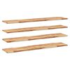 vidaXL Kelluvat hyllyt 4 kpl 120x30x2 cm &ouml;ljytty massiivipuu akaasia