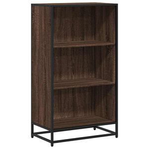 vidaXL Kirjakaappi Ruskea Tammi 60x35x107,5 cm Engineered Wood