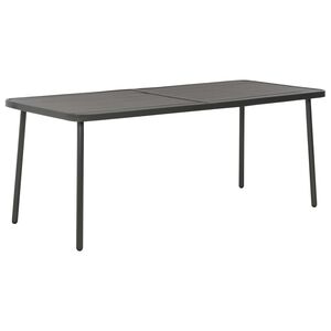 vidaXL Puutarhap&ouml;yt&auml; tummanharmaa 180x83x72 cm ter&auml;s