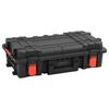 vidaXL Kannettava Flight Case Musta 56,5x34x16 cm PP