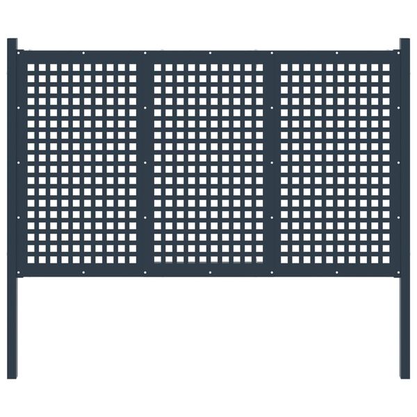 vidaXL Puutarha-aita ter&auml;s 178x125 cm antrasiitti