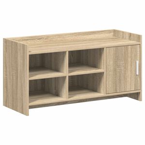 vidaXL Kenk&auml;kaappi ovella Sonoma-tammi 100 x 39,5 x 51 cm Tekninen puu