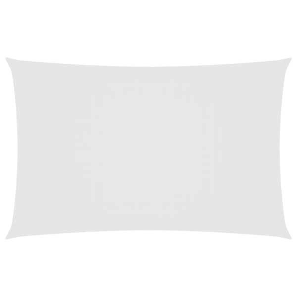 vidaXL Aurinkopurje Oxford-kangas suorakaide 6x8 m valkoinen