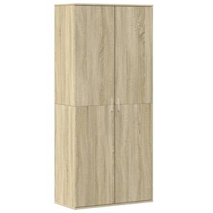 vidaXL Kenk&auml;kaappi Sonoma-tammi 80x39x178 cm lastulevy