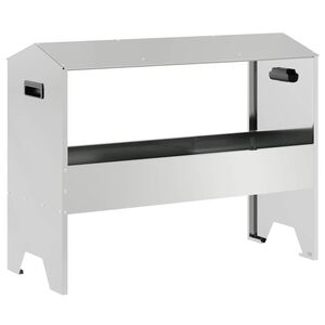 vidaXL El&auml;inten ruokintakaukalo Hopea 79 x 35 x 62 cm 15 kg