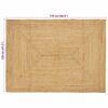 vidaXL Alue Matto Beige 120 x 170 cm Juutti
