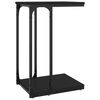 vidaXL Sivup&ouml;yt&auml; musta 40x30x60 cm tekninen puu