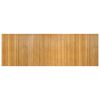 vidaXL Matto suorakaide luonnollinen 100x300 cm bambu