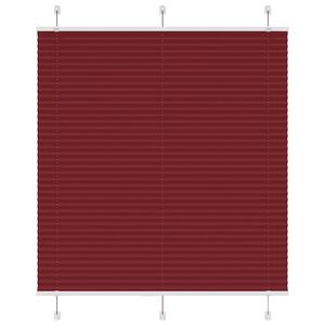 vidaXL laskostettu blind Bordeaux Red 115x150 cm Kankaan leveys