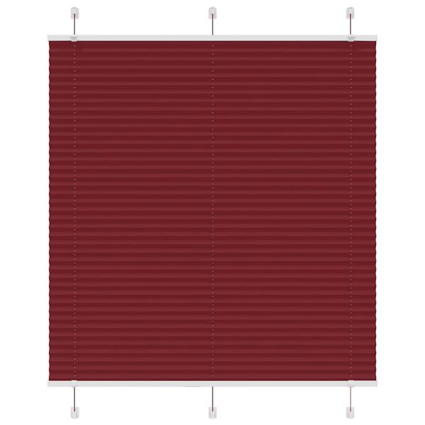 vidaXL laskostettu blind Bordeaux Red 115x150 cm Kankaan leveys