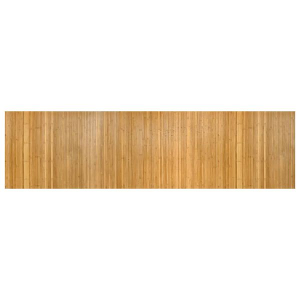 vidaXL Matto suorakaide luonnollinen 80x300 cm bambu