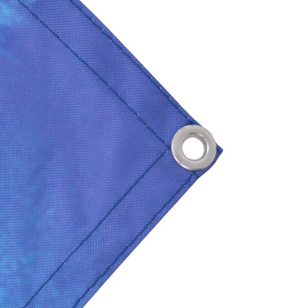 vidaXL Parvekkeen suoja Oxford-kangas 75x600 cm Järvimaisema