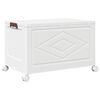 vidaXL Pinottava säilytyslaatikko pyörillä 75 L 64x40x41 cm