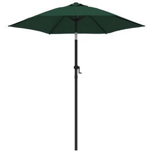 vidaXL Aurinkovarjo vihre&auml; 200x224 cm alumiini