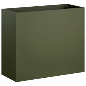 vidaXL Puutarha ruukku Oliivinvihre&auml; 50 x 20 x 40 cm