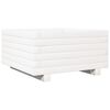 vidaXL Kukkalaatikko valkoinen 50x50x26,5 cm t&auml;ysi m&auml;nty