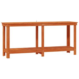 vidaXL Ty&ouml;p&ouml;yt&auml; Vahans&auml;vyinen Ruskea 180 x 50 x 80 cm Massiivim&auml;nty