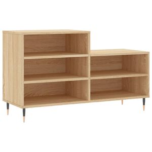 vidaXL Kenk&auml;kaappi Sonoma-tammi 102x36x60 cm tekninen puu