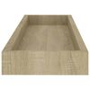 vidaXL Loggia sein&auml;hyllyt 2 kpl tammi 60x15x4 cm MDF