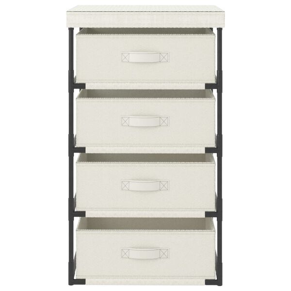 vidaXL S&auml;ilytysteline 4 kangaskorilla ter&auml;s kerma