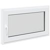 vidaXL Kellari-ikkuna RISOR 100 x 60 cm PVC ja lasi valkoinen