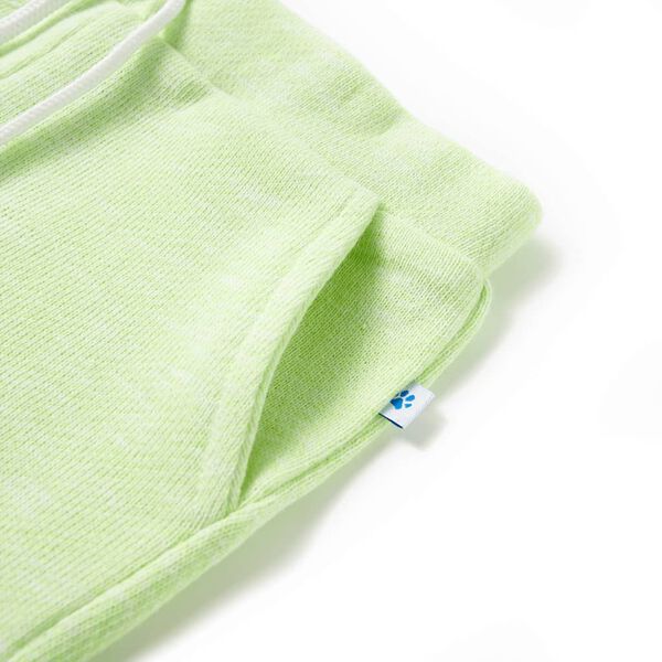 Lasten shortsit kiristysnyörillä neonkeltainen 92