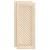 vidaXL Kaapin ovet ristikkomuotoilu 2 kpl 39,5x99 cm t&auml;ysi m&auml;nty