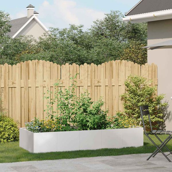 vidaXL Kukkalaatikko 200x80x40 cm ruostumaton ter&auml;s