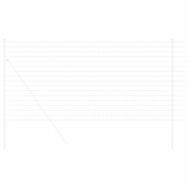 vidaXL Euroaita 1 x 25 m PVC-pintainen rauta