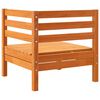 vidaXL Puutarhasohvan kulmaosa vahanruskea täysi mänty