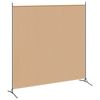 vidaXL 2-Panelin Huonejakaja Beige 348 x 180 cm Kangas