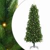vidaXL Joulukuusi 300 LED-valoilla jalustalla Vihre&auml; 240 cm PE