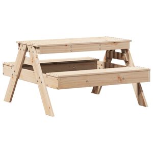 vidaXL Lasten piknikp&ouml;yt&auml; 88x97x52 cm t&auml;ysi m&auml;nty