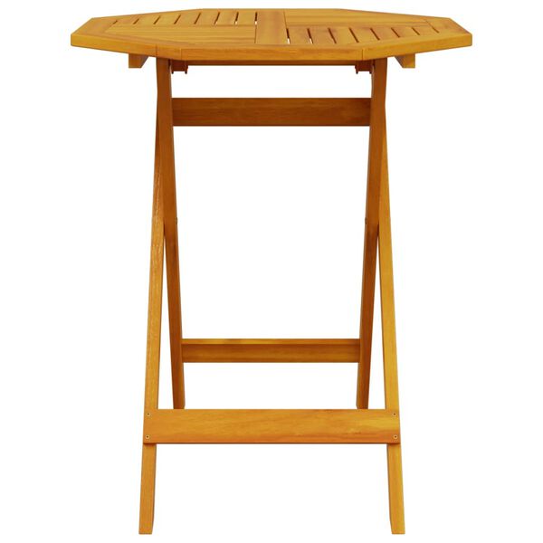 vidaXL 3-osainen Kokoontaitettava bistrosarja t&auml;ysi akasiapuu