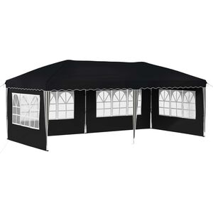 vidaXL Pop-up Juhlateltta 575 x 289 x 245 cm Antrasiitti