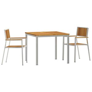 vidaXL Ulkoterassitarjotin 3 kpl 90 x 90 x 75 cm
