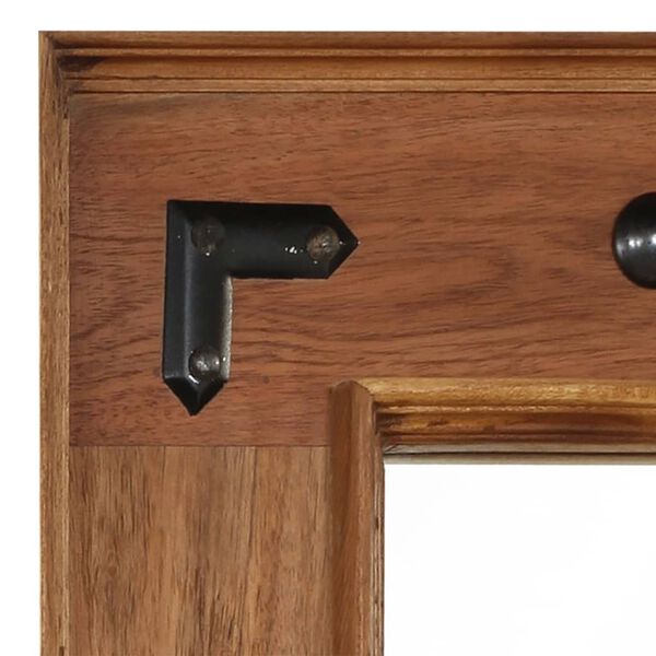 vidaXL Peili kiinteä akaasiapuu 50x80 cm