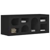 vidaXL TV-kaappi Musta 100 x 35 x 40 cm Tekninen puu