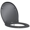 vidaXL WC-istuin Antrasiitti 47 x 37 x 4 cm Duroplast