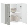 vidaXL Keittiön seinäkaappi Lucca valkoinen tekninen puu