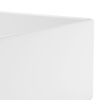 vidaXL Kylpyhuoneen pesuallas ylivuodolla keraaminen matta valkoinen