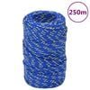 vidaXL Venek&ouml;ysi sininen 2 mm 250 mm polypropeeni