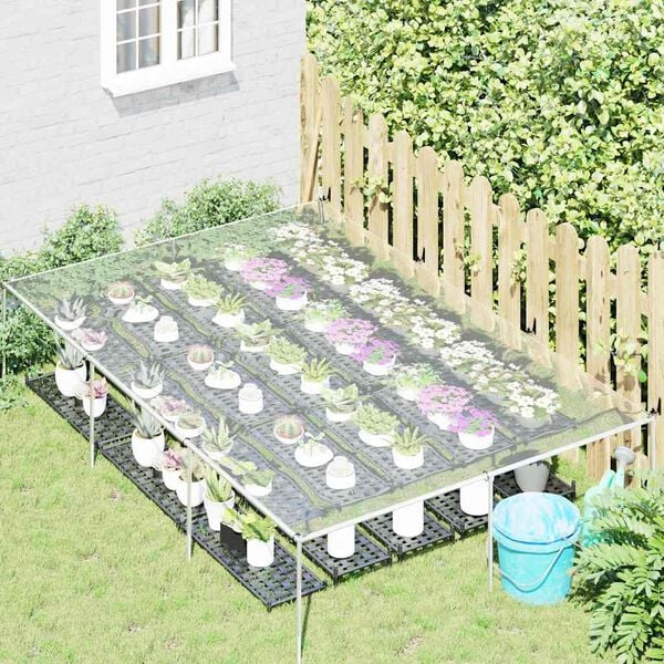 vidaXL kirkas suojapeite silmukoilla 2x3 m PVC