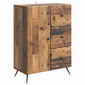 vidaXL Sivup&ouml;yt&auml; Vanha puu 66 x 34,5 x 90 cm Tekninen puu